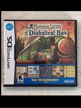 Professor Layton And The Diabolical Box Nintendo DS Game Complete Authentic CIB